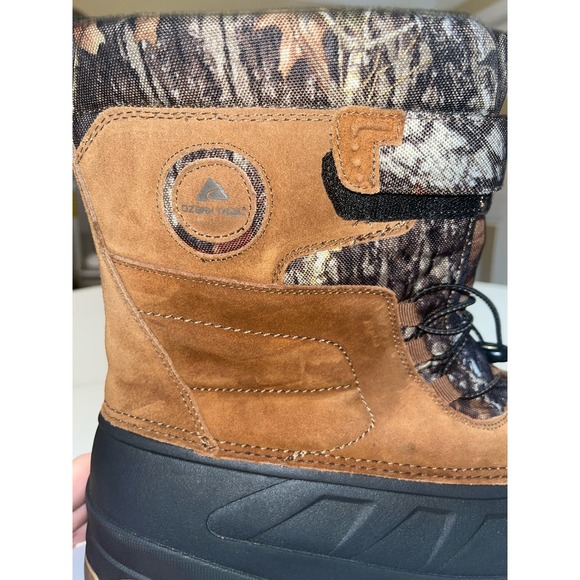 Ozark trail Men’s winter pack brown and camo boot size 13 - Picture 2 of 10